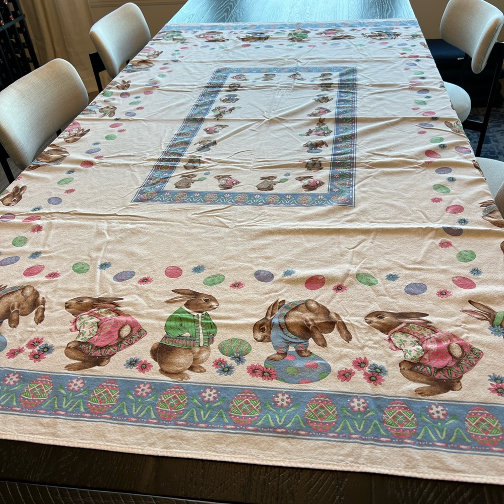 Wilton Court Easter Table Cloth